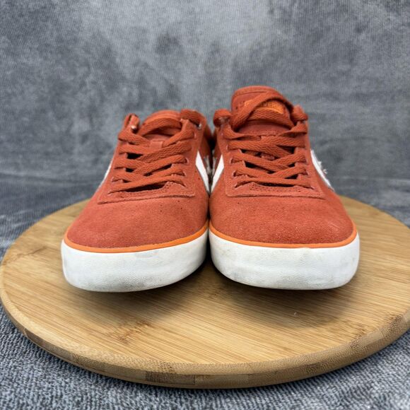 VTG Converse Cons Wells Ox Shoes Mens Size 9.5 Orange Suede Skate Sneakers main image 6